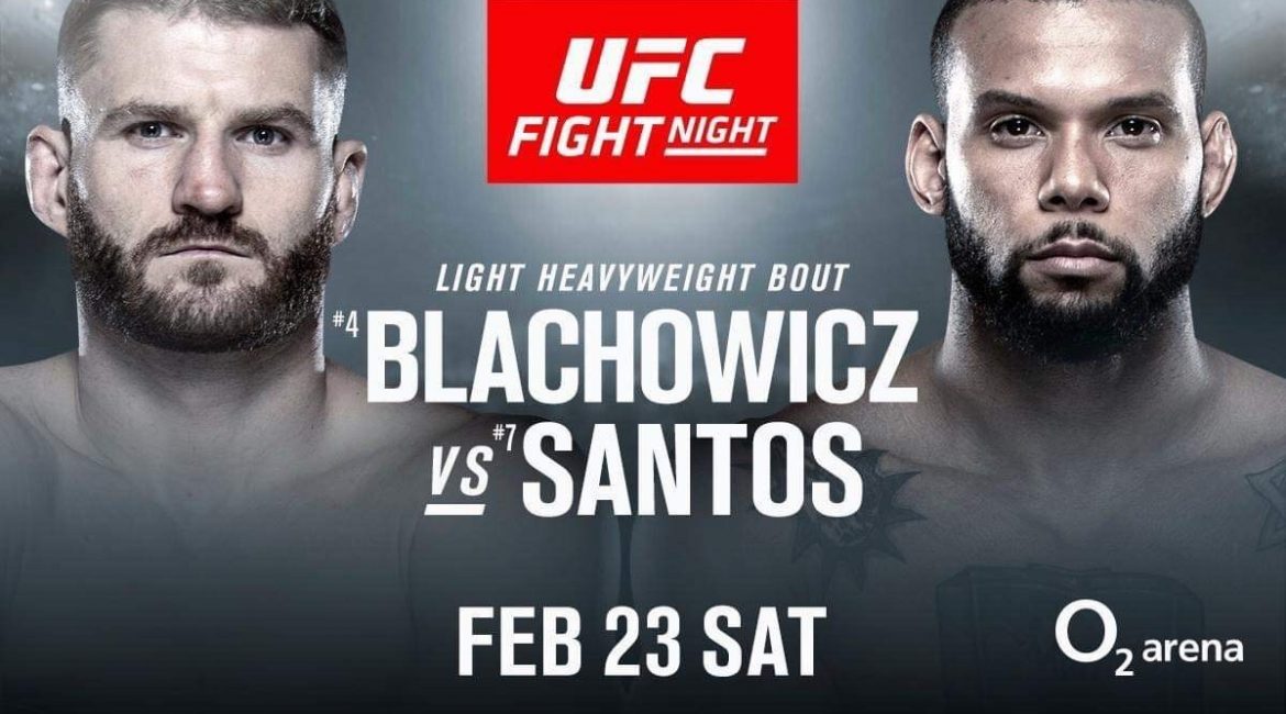 UFC Fight Night 145 - Blachowicz vs. Santos Full Fight Replay