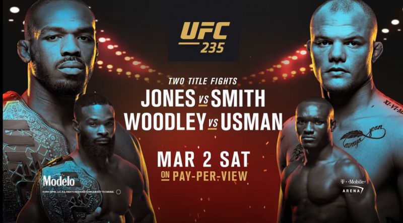 UFC 235: Jones vs. Smith 3/2/19 Free