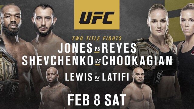Watch UFC 247: Jones vs. Reyes 2/8/2020 PPV Full Show Online Free