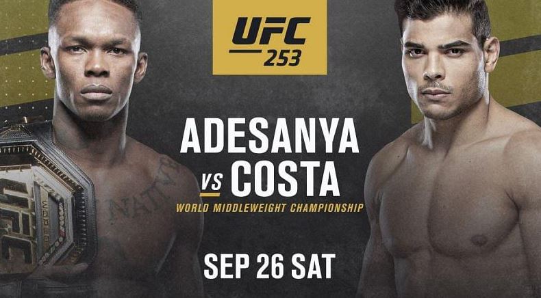 UFC 253: ISRAEL ADESANYA vs PAULO COSTA Full Fight
