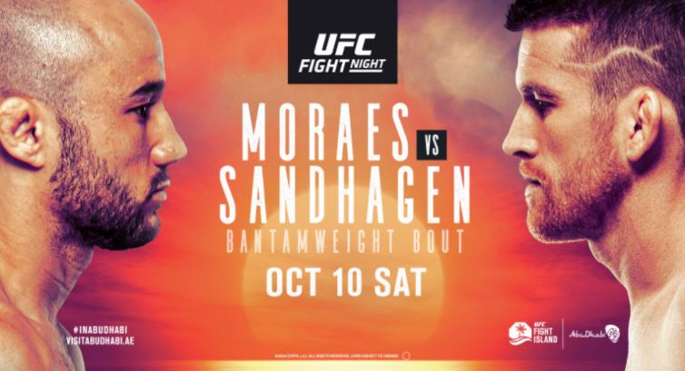 Watch UFC Fight Nights 179: Moraes vs. Sandhagen 10/10/2020 Full Show Online Free Full Show Online Free