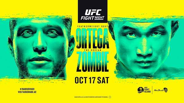 Watch UFC Fight Nights 180: Ortega Vs The Korean Zombie 10/17/2020 Full Show Online Free Full Show Online Free