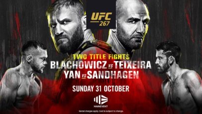 Watch UFC 267 Blachowicz Vs Teixeira 30 October 2021